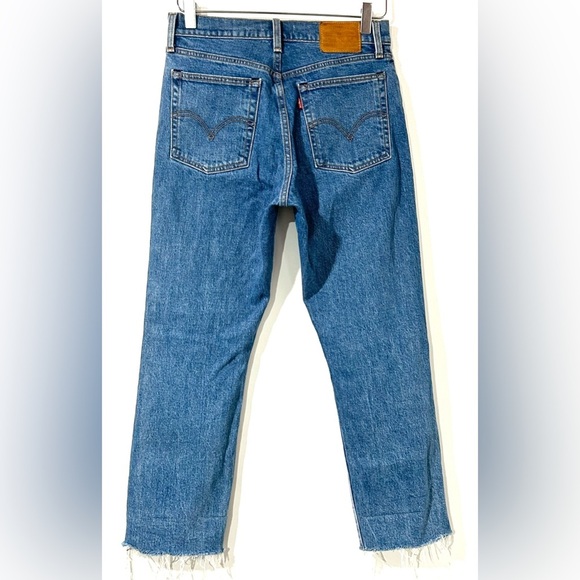 Levi's Wedgie Straight‎ Fit Jeans in Two Minds 27 - Picture 5 of 8